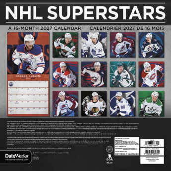 NHL продукти календар 2027 Wall