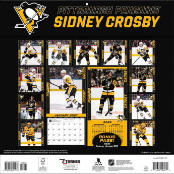 Pittsburgh Penguins календар NHL #87 Sidney Crosby 2027