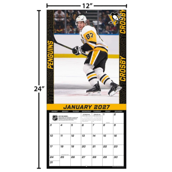 Pittsburgh Penguins календар NHL #87 Sidney Crosby 2027