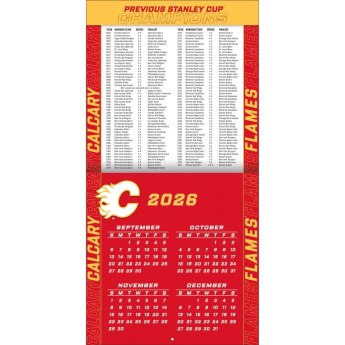 Calgary Flames календар NHL 2027 Wall
