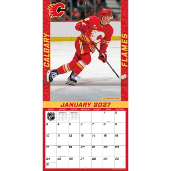 Calgary Flames календар NHL 2027 Wall