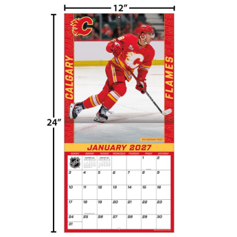 Calgary Flames календар NHL 2027 Wall