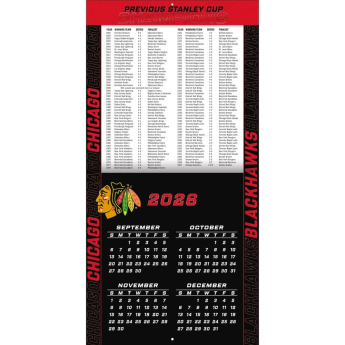 Chicago Blackhawks календар NHL 2027 Wall