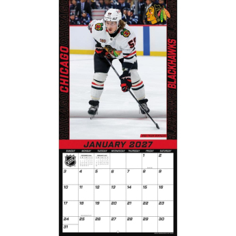 Chicago Blackhawks календар NHL 2027 Wall