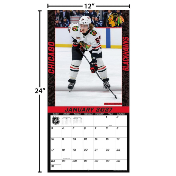 Chicago Blackhawks календар NHL 2027 Wall