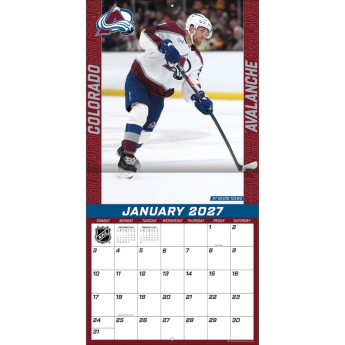Colorado Avalanche календар NHL 2027 Wall
