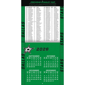 Dallas Stars календар NHL 2027 Wall