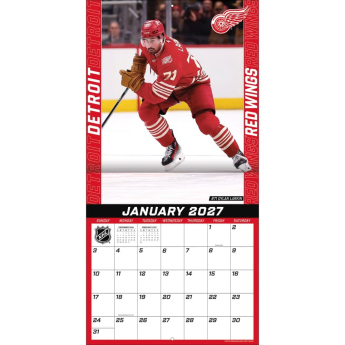 Detroit Red Wings календар NHL 2027 Wall