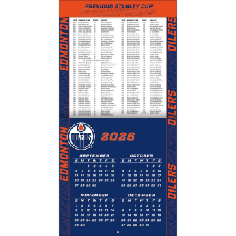 Edmonton Oilers календар NHL 2027 Wall