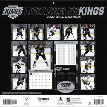 Los Angeles Kings календар NHL 2027 Wall