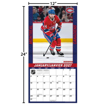 Montreal Canadiens календар NHL 2027 Wall