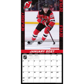 New Jersey Devils календар NHL 2027 Wall