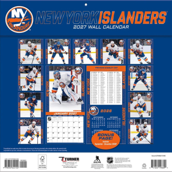 New York Islanders календар NHL 2027 Wall