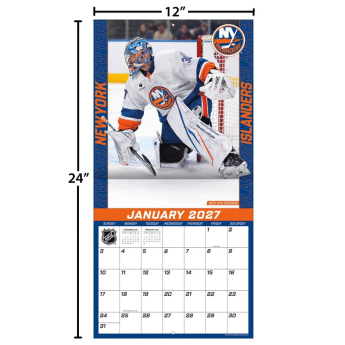 New York Islanders календар NHL 2027 Wall