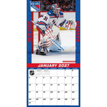 New York Rangers календар NHL 2027 Wall