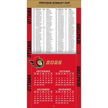 Ottawa Senators календар NHL 2027 Wall