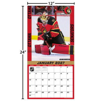 Ottawa Senators календар NHL 2027 Wall
