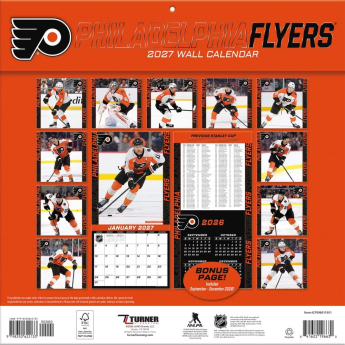 Philadelphia Flyers календар NHL 2027 Wall