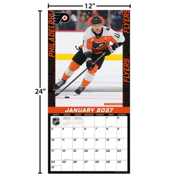 Philadelphia Flyers календар NHL 2027 Wall