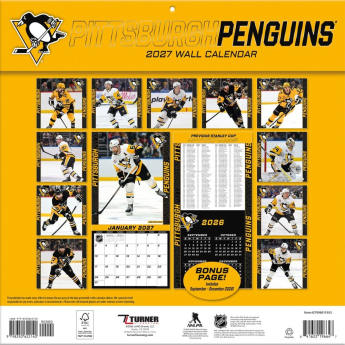 Pittsburgh Penguins календар NHL 2027 Wall