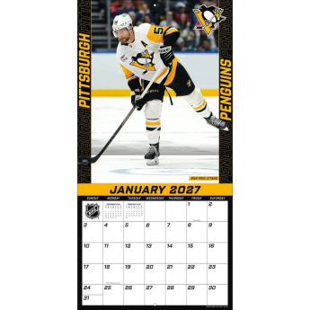 Pittsburgh Penguins календар NHL 2027 Wall