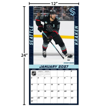 Seattle Kraken календар NHL 2027 Wall