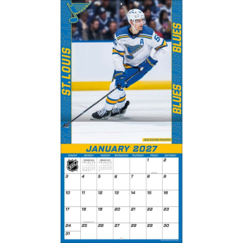 St. Louis Blues календар NHL 2027 Wall