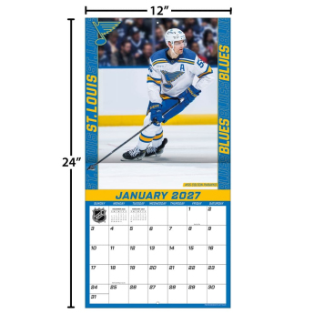 St. Louis Blues календар NHL 2027 Wall