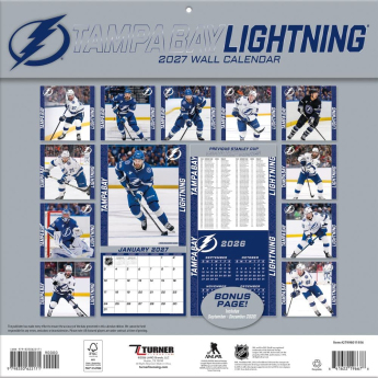 Tampa Bay Lightning календар NHL 2027 Wall