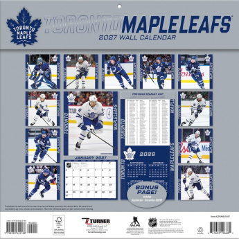 Toronto Maple Leafs календар NHL 2027 Wall