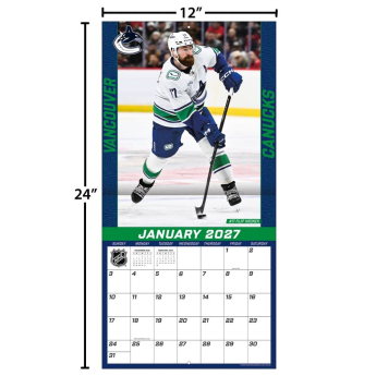 Vancouver Canucks календар NHL 2027 Wall