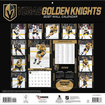 Vegas Golden Knights календар NHL 2027 Wall