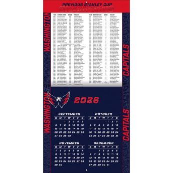 Washington Capitals календар NHL 2027 Wall