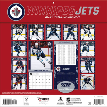 Winnipeg Jets календар NHL 2027 Wall