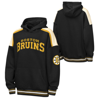 Boston Bruins детски суитшърт с качулка NHL Camaraderie Oversized Colorblock Fleece