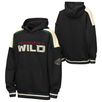 Minnesota Wild детски суитшърт с качулка NHL Camaraderie Oversized Colorblock Fleece