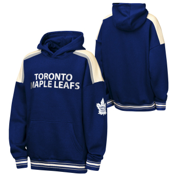 Toronto Maple Leafs детски суитшърт с качулка NHL Camaraderie Oversized Colorblock Fleece