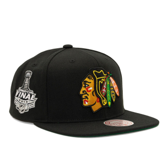 Chicago Blackhawks шапка с козирка flat Top Spot Snapback