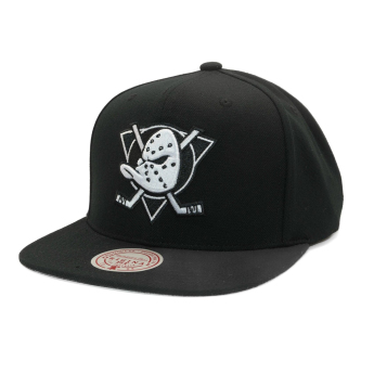 Anaheim Ducks шапка с козирка flat Evergreen Black White Snapback