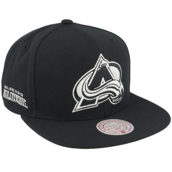 Colorado Avalanche шапка с козирка flat Evergreen Black White Snapback
