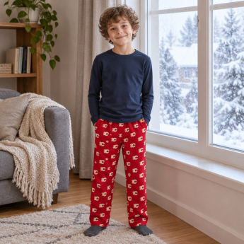 Calgary Flames детски пижамени панталони Colored Printed Pant