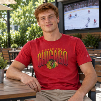 Chicago Blackhawks мъжка тениска Arch Graphic red
