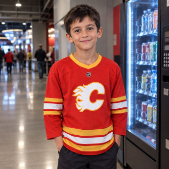 Calgary Flames детска хокейна фланелка red Replica Home Jersey