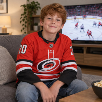 Carolina Hurricanes детска хокейна фланелка Sebastian Aho Premier Home
