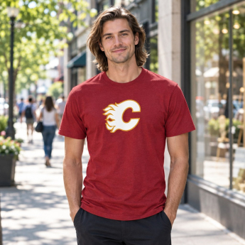 Calgary Flames мъжка тениска Tek Patch red