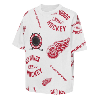 Detroit Red Wings детска тениска NHL Unstoppable All Over Print Short Sleeve Elevated