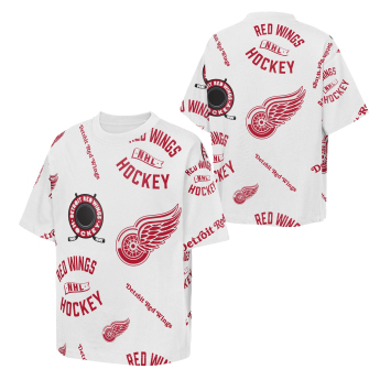 Detroit Red Wings детска тениска NHL Unstoppable All Over Print Short Sleeve Elevated