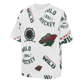 Minnesota Wild детска тениска NHL Unstoppable All Over Print Short Sleeve Elevated