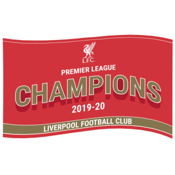 Liverpool FC знаме Premier League Champions