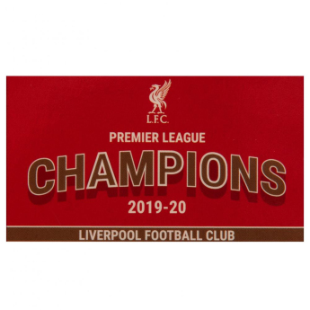 Liverpool FC знаме Premier League Champions